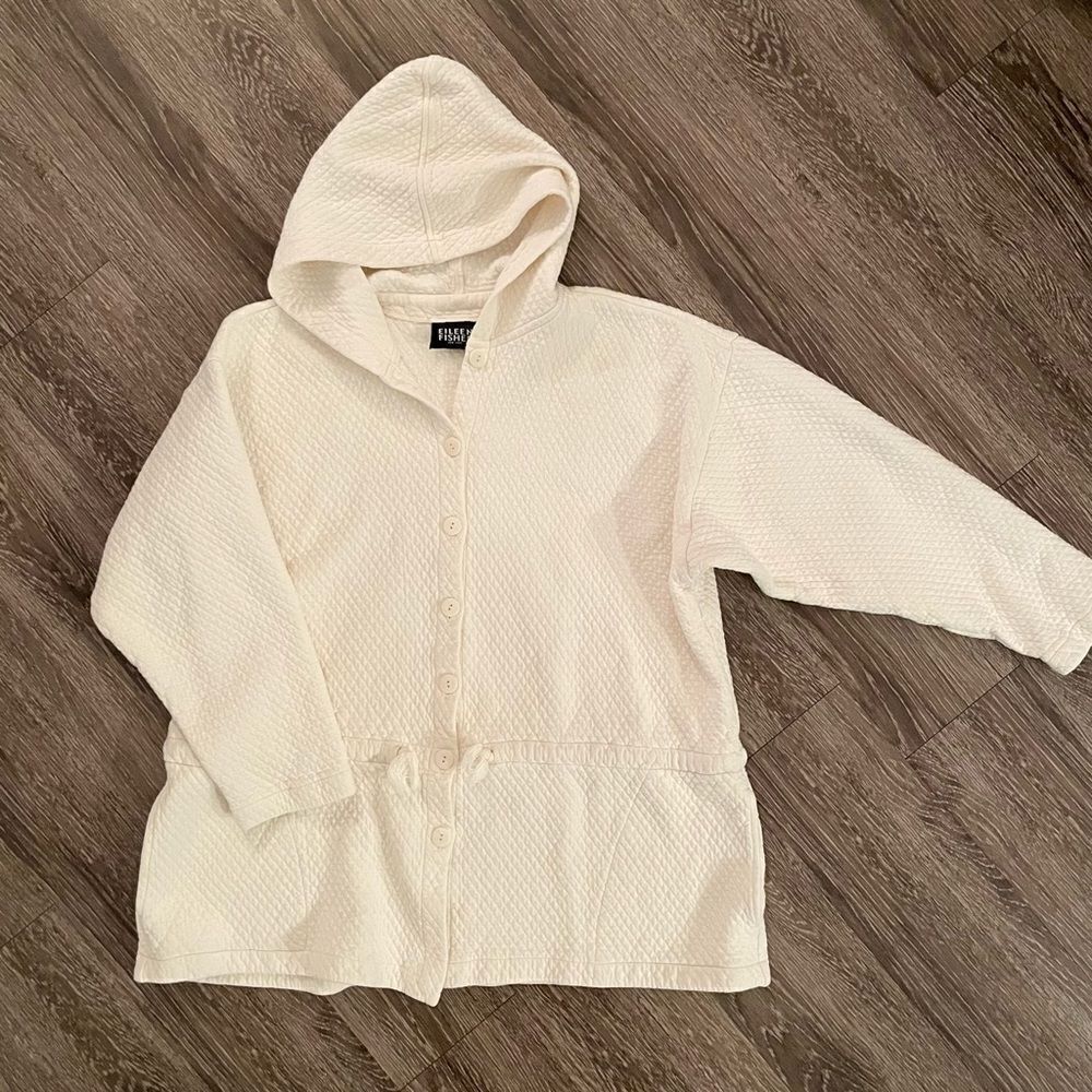 Eileen Fisher quilted light weight jacket